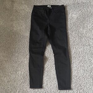 J. CREW - black toothpick jeans